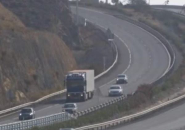 Cortes totales en la A-7 en Almería por obras de tráfico