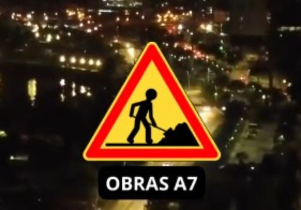 Obras en la A7
