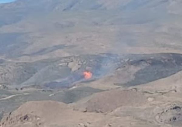 Declarado un incendio en el Paraje Las Minas de Alhama de Almería