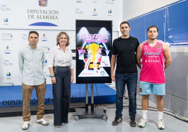 La Diputación de Almería, el Ayuntamiento de Huércal de Almería y el Club Deportivo Estudiantes de Huércal de Almería han presentado la IX edición de la Huércal Summer League